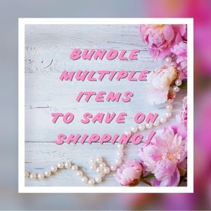 Bundle items and pay one shipping fee!